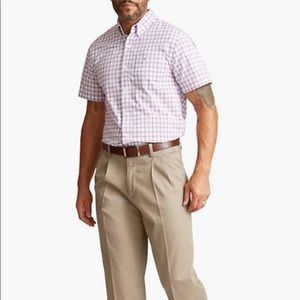 Dockers relaxed pleated khaki dress pants